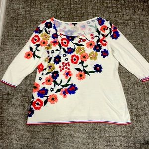 Talbots Floral Sweater size 1X